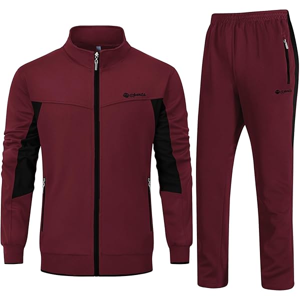 Amazon.com: YSENTO Men's Tracksuits Outfits Set 2 Piece Jogging